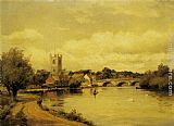 Henley on Thames by Alfred Fontville De Breanski